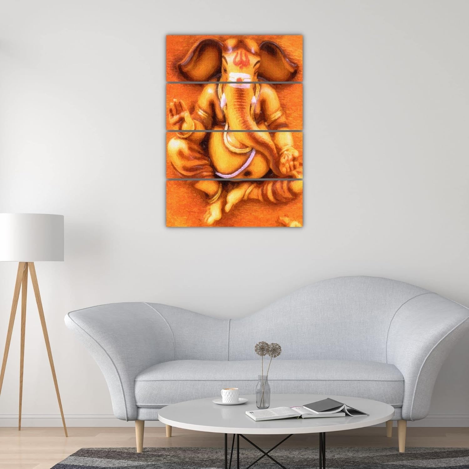 inep-b0bbplmmmc-ganesha-glam-x4-wall-art-showing-four-brown-wooden-frames-with-vibrant-ganesha-prints-arranged-on-a-neutral-wall.jpg